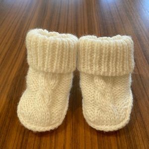 Crochet Newborn Baby Booties